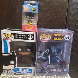 DC Comics Batman Pop! Vinyl Figures Set